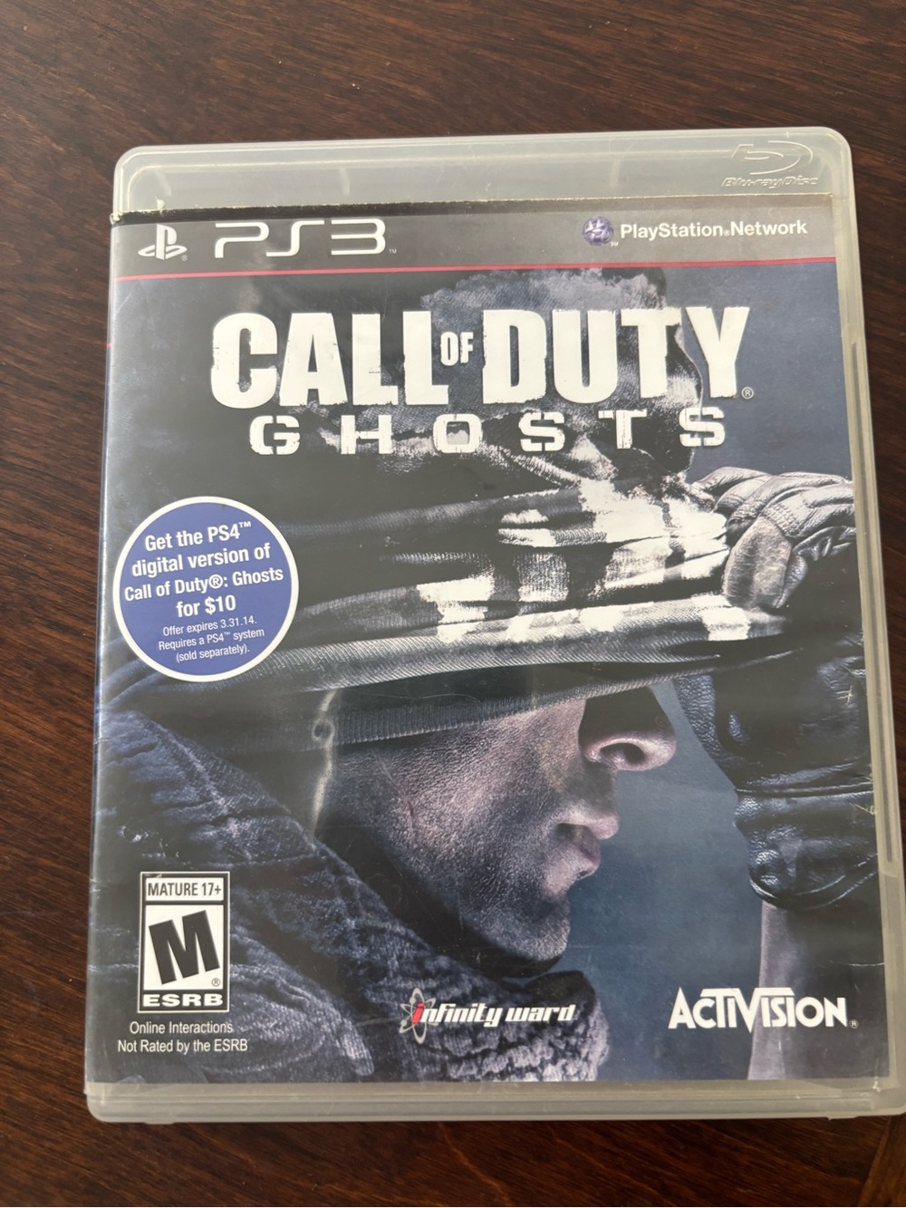 Sony PS3 Call of Duty: Ghosts - Black, Gray